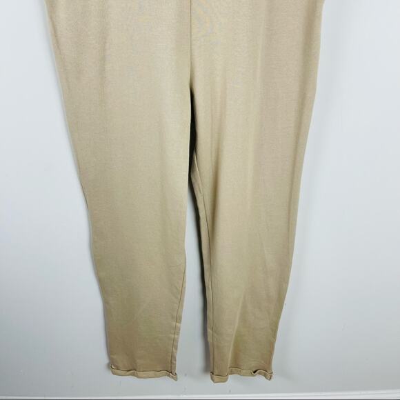 NEW New Pretty Little Thing tan ankle cinch loungewear jumpsuit 14 - Picture 5 of 9